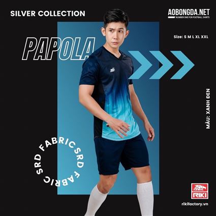 Áo Không Logo Riki Papola Xanh Đen
